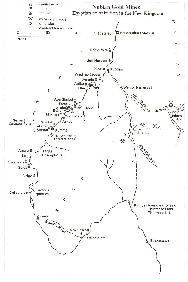 Sources of Nubian Gold for ancient Egypt during the New Kingdom